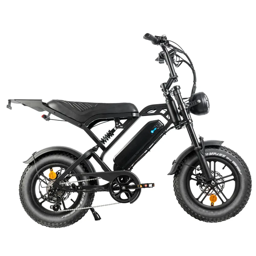 QmWheel V20 Mini – Fatbike – Mat Zwart